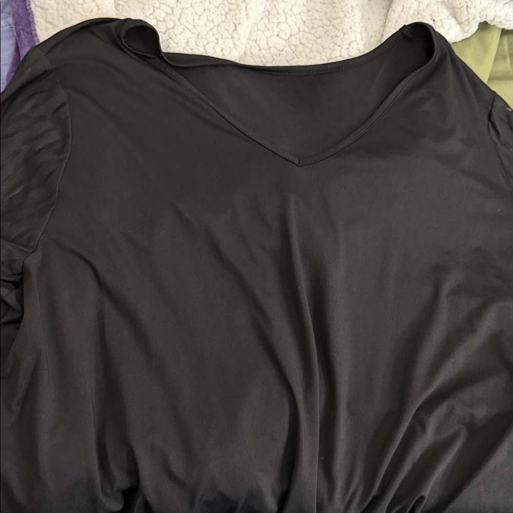 SHEIN Elegant Black Top (66)